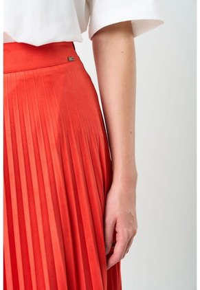 Falda Plisada Alma Para Mujer Tejido De Punto Falda Plisada Alma Para Mujer Tejido De Punto Coral 12 VÉLEZ