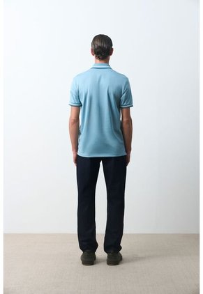 Polo Manga Corta Para Hombre Luzia Polo Manga Corta Para Hombre Luzia Agua Marina XL VÉLEZ