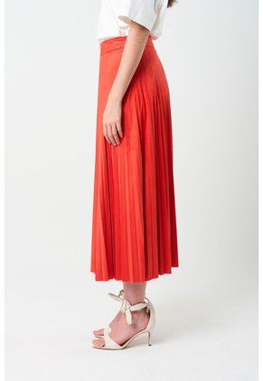 Falda Plisada Alma Para Mujer Tejido De Punto Falda Plisada Alma Para Mujer Tejido De Punto Coral 12 VÉLEZ