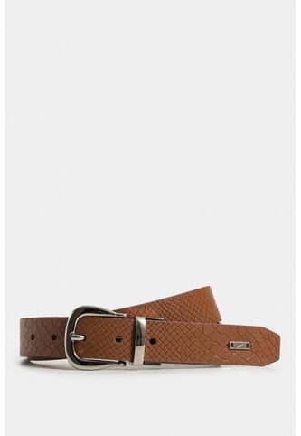 Cinturón Doble Faz Ezko De Cuero Liso Para Mujer Hebilla Reversible Cinturón Doble Faz Ezko De Cuero Liso Para Mujer Hebilla Reversible Miel S VÉLEZ Vélez