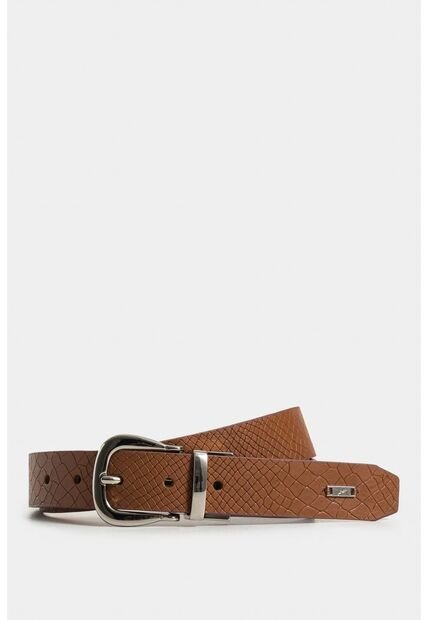 Cinturón Doble Faz Ezko De Cuero Liso Para Mujer Hebilla Reversible Cinturón Doble Faz Ezko De Cuero Liso Para Mujer Hebilla Reversible Miel S VÉLEZ