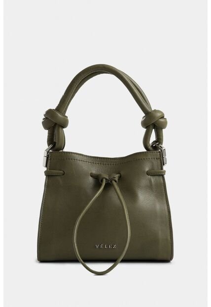 Manos Libres Pers De Cuero Para Mujer Detalle Anudado Manos Libres Pers De Cuero Para Mujer Detalle Anudado Verde Vélez