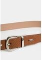 Cinturón Doble Faz Ezko De Cuero Liso Para Mujer Hebilla Reversible Cinturón Doble Faz Ezko De Cuero Liso Para Mujer Hebilla Reversible Miel S VÉLEZ de Vélez