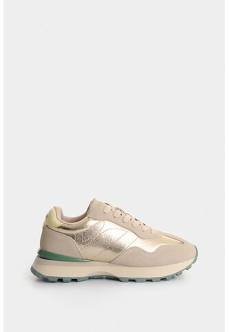 Tenis Sahara De Cuero Para Mujer Detalle Folia Tenis Sahara De Cuero Para Mujer Detalle Folia Dorado 37 VÉLEZ Vélez
