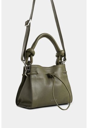 Manos Libres Pers De Cuero Para Mujer Detalle Anudado Manos Libres Pers De Cuero Para Mujer Detalle Anudado Verde Vélez