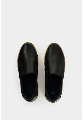 Mocasines Botanic 2 De Cuero Liso Y Gamuzado Para Hombre Suela Ecoflex Mocasines Botanic 2 De Cuero Liso Y Gamuzado Para Hombre Suela Ecoflex Negro 41 VÉLEZ