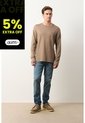 Camiseta Tejida Manga Larga Para Hombre Sabina Camiseta Tejida Manga Larga Para Hombre Sabina Tabaco M VÉLEZ de Vélez