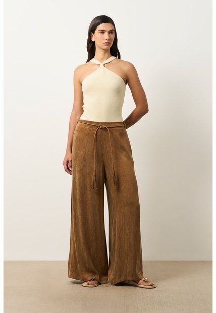 Pantalón Atacama Palazzo Para Mujer Pantalón Atacama Palazzo Para Mujer Miel 14 VÉLEZ