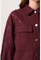 Chaqueta Trucker Oversize Para Mujer Terral Chaqueta Trucker Oversize Para Mujer Terral Vinotinto M VÉLEZ de Vélez