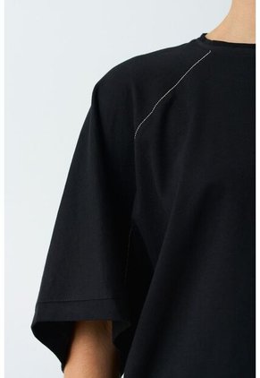 Camiseta Soren Para Mujer Tejida Camiseta Soren Para Mujer Tejida Negro XS VÉLEZ