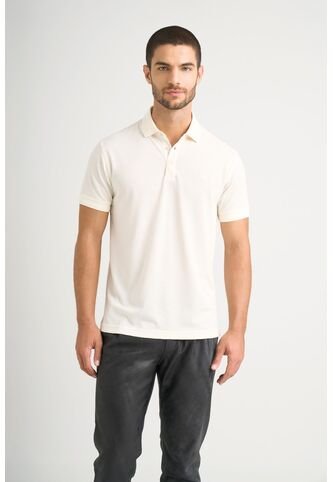 Polo Lucca Manga Corta Para Hombre Texturizada Polo Lucca Manga Corta Para Hombre Texturizada Crema XS VÉLEZ Vélez