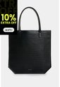 Shopping En Cuero Para Mujer Abi Shopping En Cuero Para Mujer Abi Negro VÉLEZ de Vélez