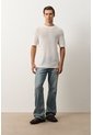 Camiseta Tejida Para Hombre Serrano Camiseta Tejida Para Hombre Serrano Crema XS VÉLEZ de Vélez