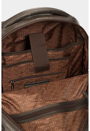 Morral Water Resistant De Cuero Liso Para Hombre Multifuncional Cafe Morral Water Resistant De Cuero Liso Para Hombre Multifuncional Cafe Vélez