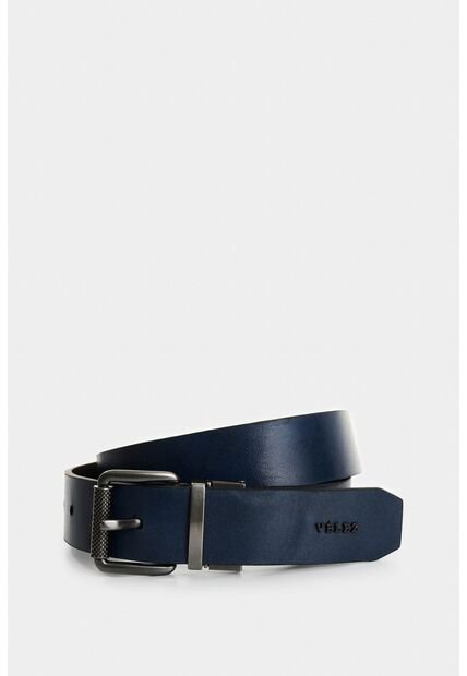 Cinturón Doble Faz Elon De Cuero Para Hombre Versátil Cinturón Doble Faz Elon De Cuero Para Hombre Versátil Azul Oscuro 36 VÉLEZ