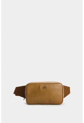 Riñonera Silueta Cuadrada De Cuero Para Hombre Hazel Riñonera Silueta Cuadrada De Cuero Para Hombre Hazel Miel VÉLEZ