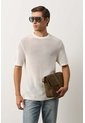Camiseta Tejida Para Hombre Serrano Camiseta Tejida Para Hombre Serrano Crema XS VÉLEZ de Vélez