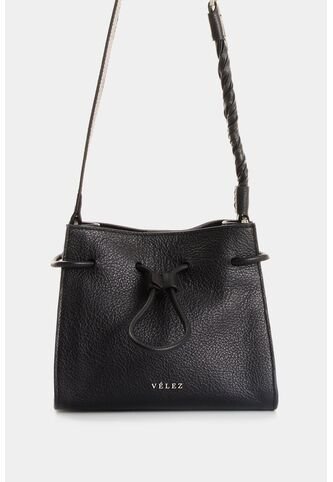 Bandolera En Cuero Para Mujer Aromia Bandolera En Cuero Para Mujer Aromia Negro VÉLEZ Vélez