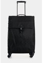 Maleta De Viaje Bloom En Jacquard Para Mujer Apliques Cuero Maleta De Viaje Bloom En Jacquard Para Mujer Apliques Cuero Negro VÉLEZ de Vélez