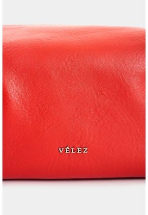 Cosmetiquera De Cuero Para Mujer Coralia Cosmetiquera De Cuero Para Mujer Coralia Rojo VÉLEZ