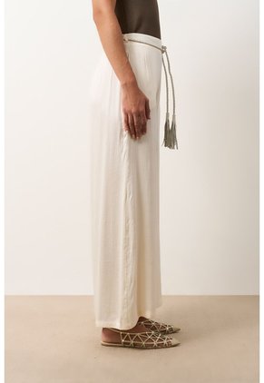Pantalón Atacama Palazzo Para Mujer Pantalón Atacama Palazzo Para Mujer Crema 12 VÉLEZ