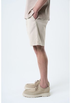 Bermuda Acacia En Drill Para Hombre Silueta Amplia Bermuda Acacia En Drill Para Hombre Silueta Amplia Crema 32 VÉLEZ