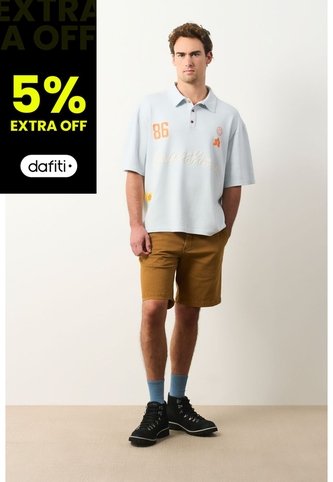 Polo Cropped En Algodón Para Hombre Primavera Polo Cropped En Algodón Para Hombre Primavera Azul Claro XL VÉLEZ Vélez