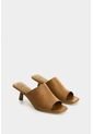 Sandalia Tacón De Cuero Para Mujer Gala Sandalia Tacón De Cuero Para Mujer Gala Miel 36 VÉLEZ de Vélez