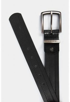 Cinturón Unifaz Coraje De Cuero Para Hombre Pasador Metálico Cinturón Unifaz Coraje De Cuero Para Hombre Pasador Metálico Negro 38 VÉLEZ