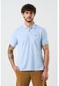 Polo Manga Corta Essential Para Hombre Textura Polo Manga Corta Essential Para Hombre Textura Azul Claro XXL VÉLEZ de Vélez