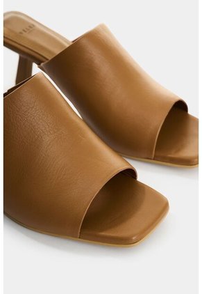 Sandalia Tacón De Cuero Para Mujer Gala Sandalia Tacón De Cuero Para Mujer Gala Miel 36 VÉLEZ