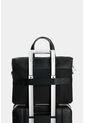 Maletín Portátil En Lona Y Cuero Para Hombre Breeze Maletín Portátil En Lona Y Cuero Para Hombre Breeze Negro VÉLEZ de Vélez