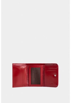 Billetera Colory De Cuero Para Mujer Grabado Placa Palmeras Billetera Colory De Cuero Para Mujer Grabado Placa Palmeras Rojo Vélez
