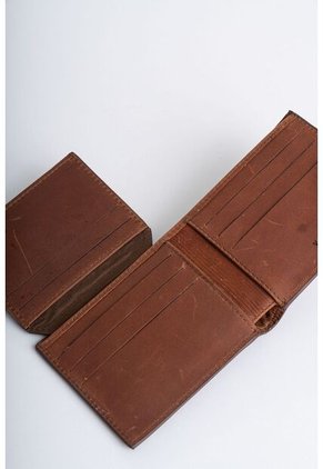 Kit Billetera Y Llavero De Cuero Vintage Kit Billetera Y Llavero De Cuero Vintage Brandy VÉLEZ