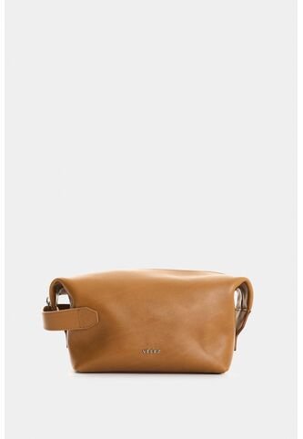 Cosmetiquera De Cuero Para Mujer Coralia Cosmetiquera De Cuero Para Mujer Coralia Miel VÉLEZ Vélez