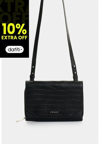 Manos Libres Mini En Cuero Para Mujer Abi Manos Libres Mini En Cuero Para Mujer Abi Negro VÉLEZ Vélez