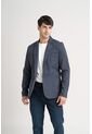 Blazer Soft Touch De Paño Para Hombre Silueta Semi Fitted Blazer Soft Touch De Paño Para Hombre Silueta Semi Fitted Azul Oscuro XL Vélez de Vélez