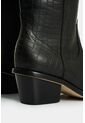 Botas De Cuero Grabado Para Mujer Gem Botas De Cuero Grabado Para Mujer Gem Negro 38 VÉLEZ de Vélez