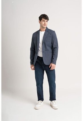 Blazer Soft Touch De Paño Para Hombre Silueta Semi Fitted Blazer Soft Touch De Paño Para Hombre Silueta Semi Fitted Azul Oscuro XL Vélez