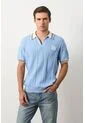 Polo Manga Corta Para Hombre Polo Manga Corta Para Hombre Azul Claro S VÉLEZ de Vélez