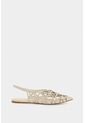 Baleta Hybris De Cuero Para Mujer Cortes Baleta Hybris De Cuero Para Mujer Cortes Beige 41 VÉLEZ de Vélez
