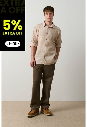 Camisa Manga Larga Regular Fit Para Hombre Faro Camisa Manga Larga Regular Fit Para Hombre Faro Arena L VÉLEZ Vélez