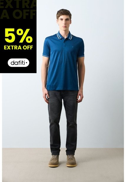 Polo Manga Corta Para Hombre Luzia Polo Manga Corta Para Hombre Luzia Azul Oscuro XS VÉLEZ