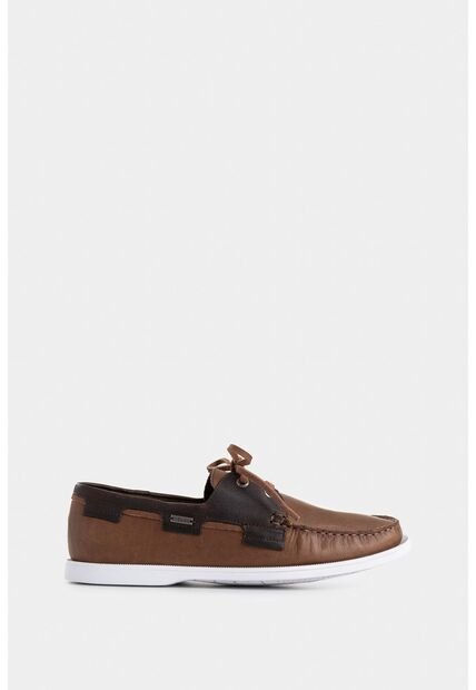 Zapatos Cordón De Cuero Contrastes Zapatos Cordón De Cuero Contrastes Tabaco 39 VÉLEZ