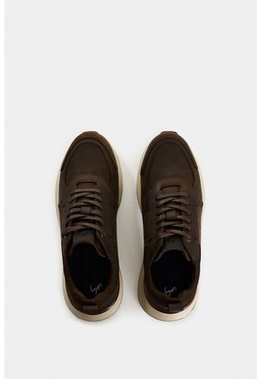 Tenis De Cuero Para Hombre Ibisa Tenis De Cuero Para Hombre Ibisa Cafe 43 VÉLEZ