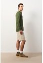 Polo Manga Larga Tejida Para Hombre Canneo Polo Manga Larga Tejida Para Hombre Canneo Verde Oliva M VÉLEZ de Vélez