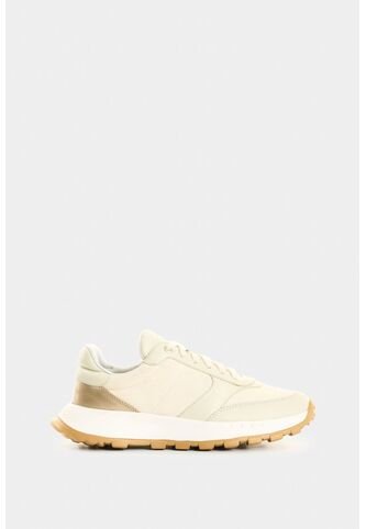 Tenis De Cuero Y Folia Para Mujer Ocaso Tenis De Cuero Y Folia Para Mujer Ocaso Blanco 39 VÉLEZ Vélez