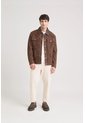 Chaqueta Aron En Gamuza Para Hombre Detalle Cuero Chaqueta Aron En Gamuza Para Hombre Detalle Cuero Cafe XL VÉLEZ de Vélez
