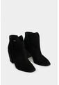 Botines Alpha De Cuero Gamuzado Para Mujer Silueta Asimétrica Botines Alpha De Cuero Gamuzado Para Mujer Silueta Asimétrica Negro 39 VÉLEZ de Vélez