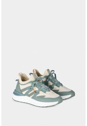 Tenis Fly Up Retro Para Mujer Textil Tecnológico Tenis Fly Up Retro Para Mujer Textil Tecnológico Verde 34 Vélez